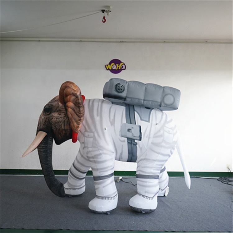 Custom Printed Space Themed Animal Inflatable, Personalized Astronaut Creature for Exhibitions
