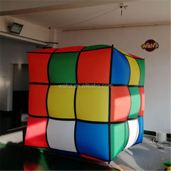 Custom Printed Inflatable Rubik's Cube, Personalized Puzzle Cube for Game Conventions & Festivals