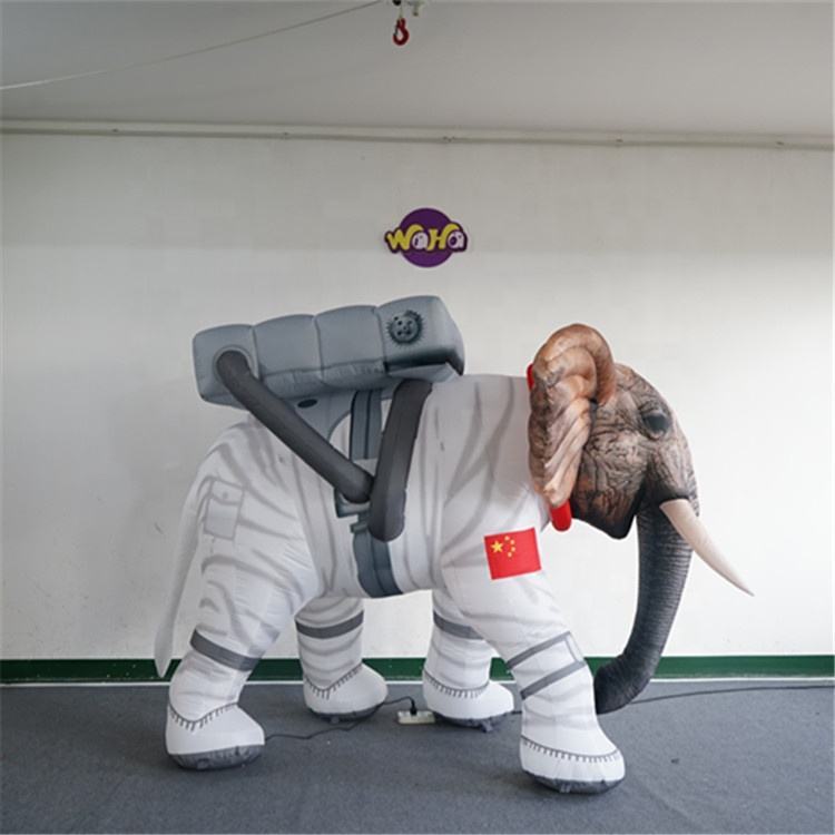 Custom Printed Space Themed Animal Inflatable, Personalized Astronaut Creature for Exhibitions