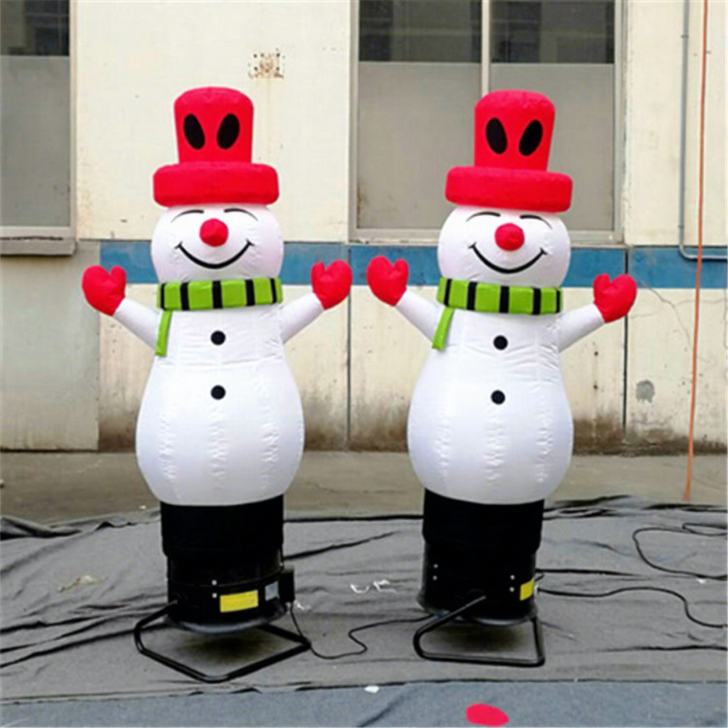 OEM Custom Snowman Inflatable Costume, Commercial Grade Snowman Mascot for Brand Events