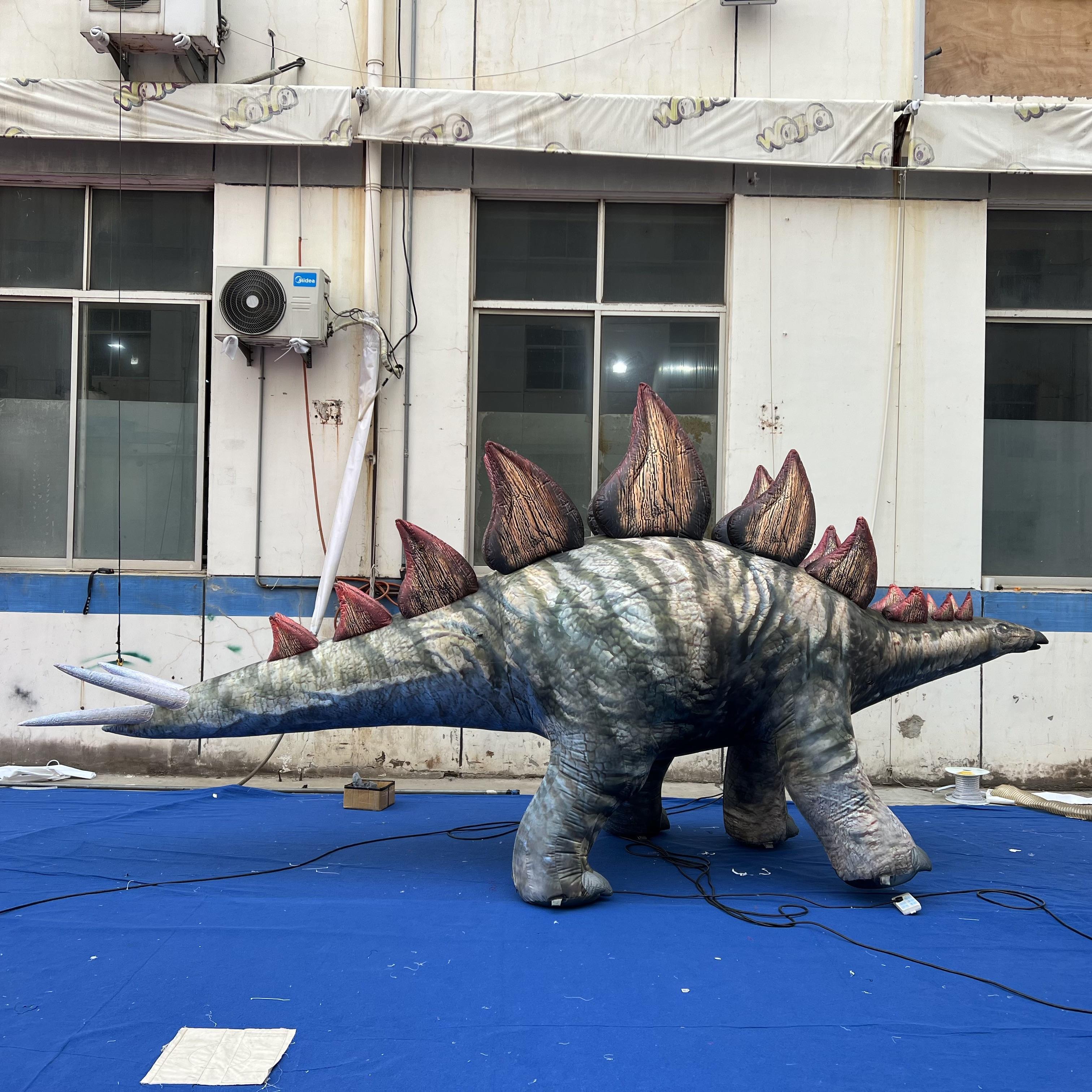 Commercial Grade Inflatable Simulated Stegosaurus Dinosaur Giant Mascot for Theme Park & Exhibition Decor
