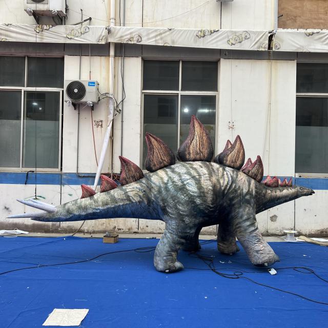Commercial Grade Inflatable Simulated Stegosaurus Dinosaur Giant Mascot for Theme Park & Exhibition Decor