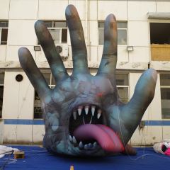 Large Simulated Inflatable Scary Ghost Hand Sculpture for Outdoor Carnival & Commercial Advertising Display