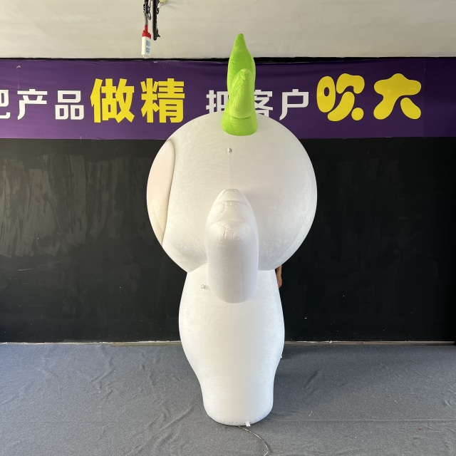 Eco Theme Inflatable Grasshead Mascot for Environmental Protection Exhibition Park & Green Activity Decor