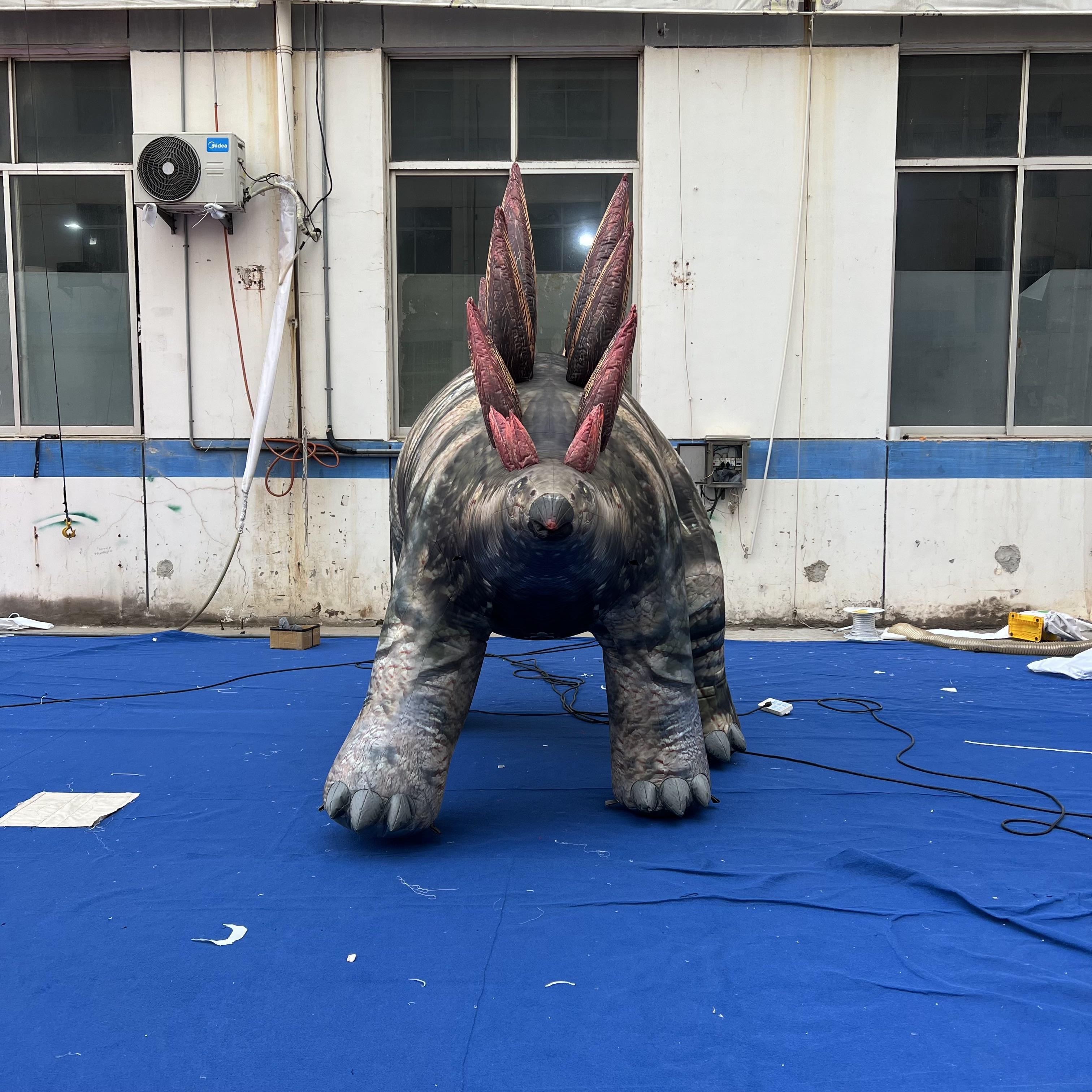 Commercial Grade Inflatable Simulated Stegosaurus Dinosaur Giant Mascot for Theme Park & Exhibition Decor