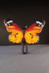 Custom Inflatable Large Butterfly Wings Costume for Themed Event Amusement Park Character Performance
