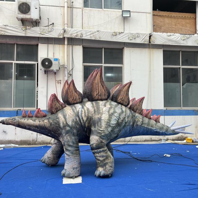 Commercial Grade Inflatable Simulated Stegosaurus Dinosaur Giant Mascot for Theme Park & Exhibition Decor