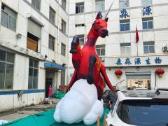 Commercial Grade Lifelike Inflatable Giant Flying Winged Horse | Inflatable Factory for Holiday Event,  Park Installation