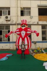 Human Carried Sugar Skull Inflatable Circus Mascot | Inflatable Factory for Carnival Parade, Bar Party & Theme Park Decor