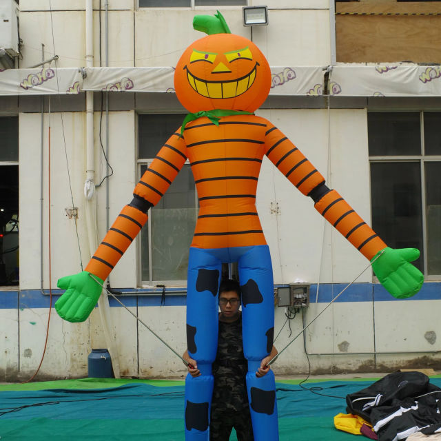 Customized Inflatable Giant Walking Pumpkin Man  | Inflatable Factory for Halloween, Carnival & Parade Decoration