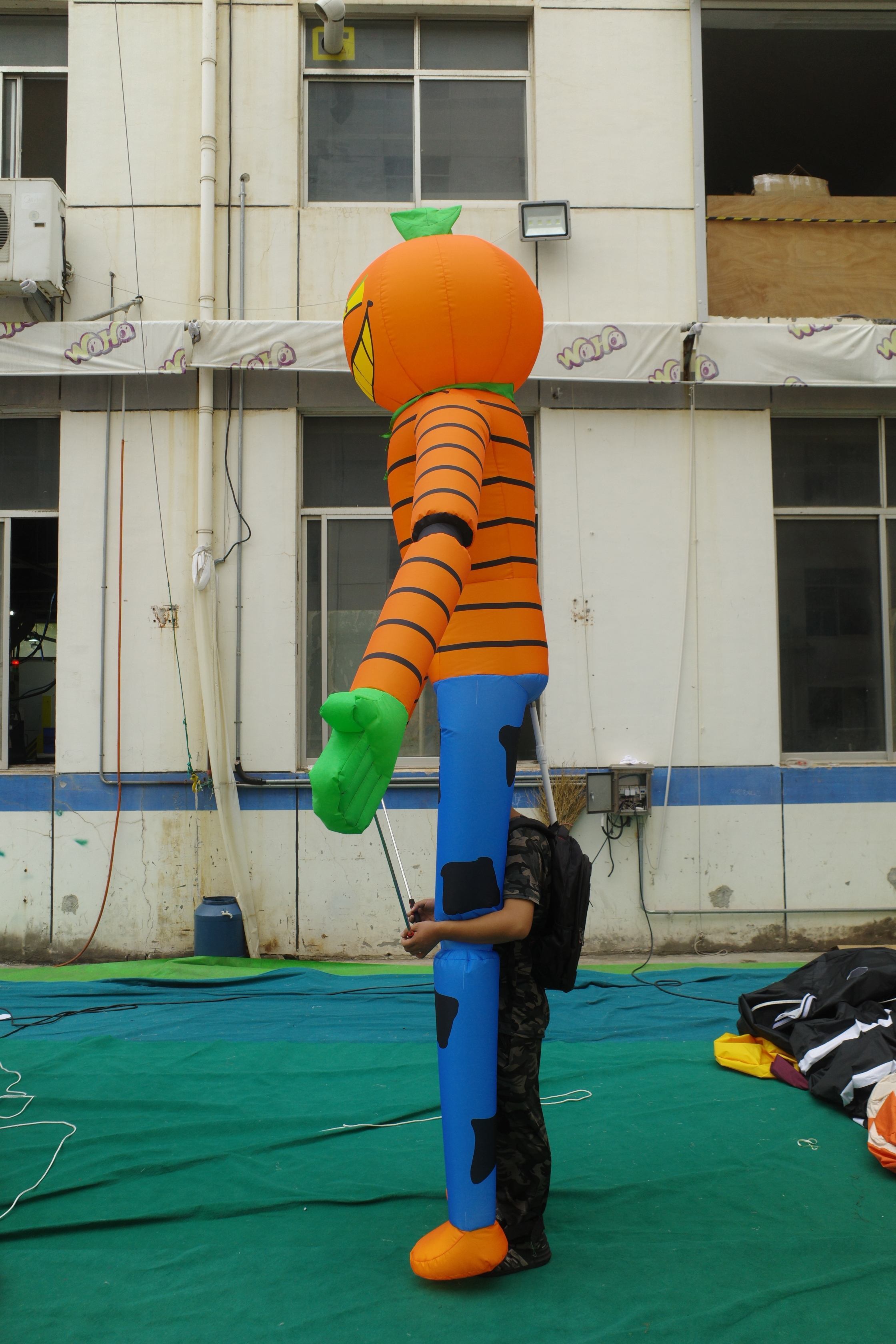 Customized Inflatable Giant Walking Pumpkin Man  | Inflatable Factory for Halloween, Carnival & Parade Decoration
