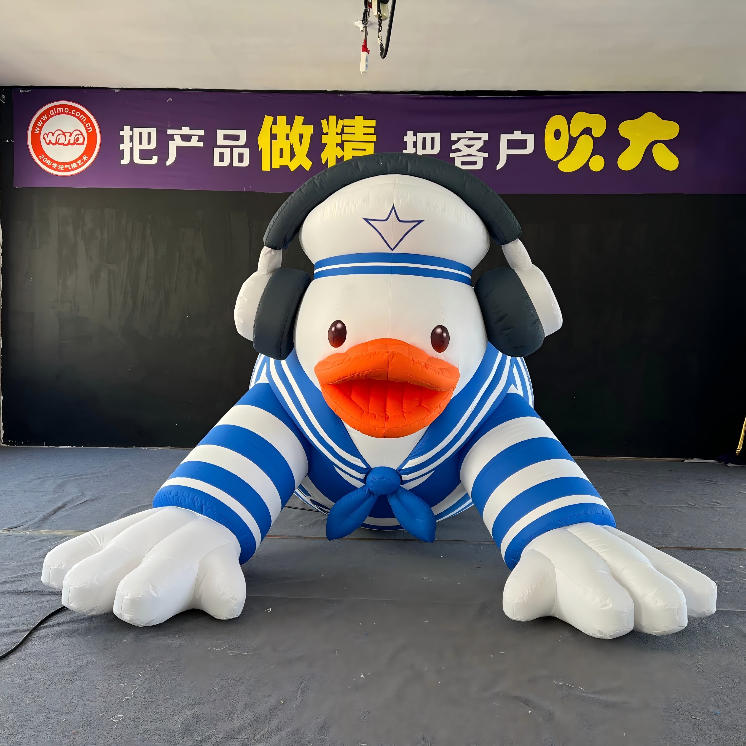 Custom Printed Inflatable Lying Duck Mascot | Inflatable Factory for Opening Ceremony,  Outdoor Commercial Display