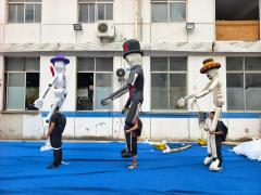 Customized Inflatable Walking Skeleton Giant Puppet | Inflatable Factory for Halloween, Day of the Dead & Parade Decoration