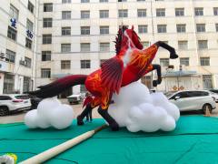 Commercial Grade Lifelike Inflatable Giant Flying Winged Horse | Inflatable Factory for Holiday Event,  Park Installation