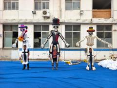 Customized Inflatable Walking Skeleton Giant Puppet | Inflatable Factory for Halloween, Day of the Dead & Parade Decoration