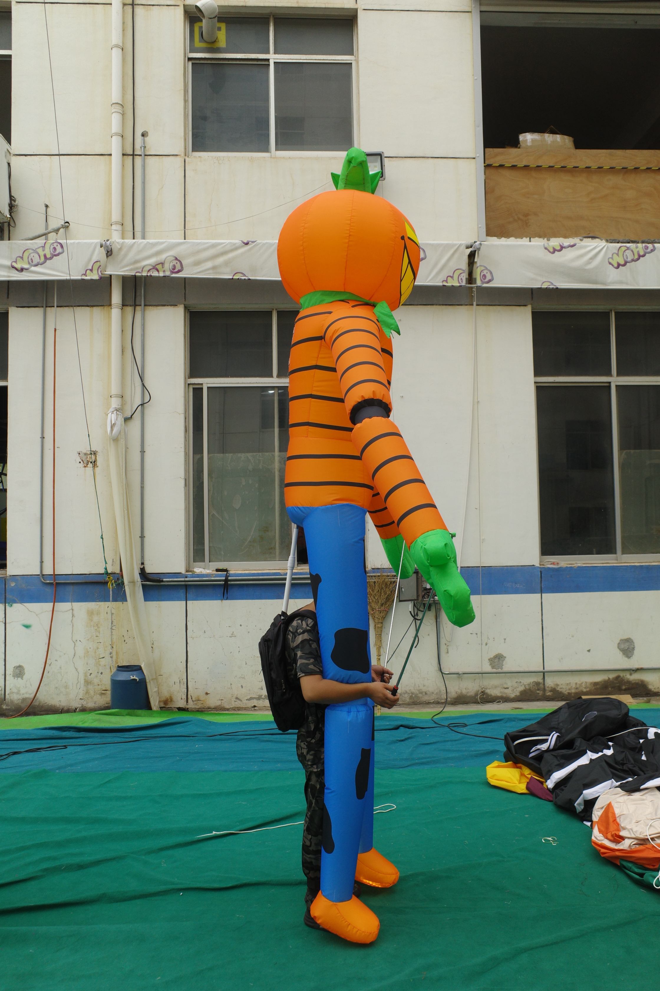 Customized Inflatable Giant Walking Pumpkin Man  | Inflatable Factory for Halloween, Carnival & Parade Decoration