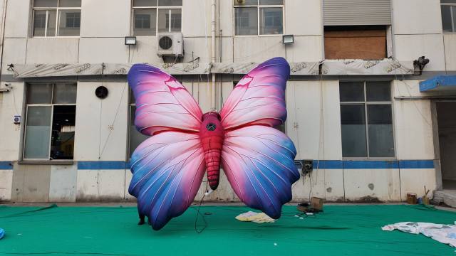Commercial Grade Lifelike Inflatable Giant Hanging Butterfly | Inflatable Factory for Theme Park,  Ceiling Decoration