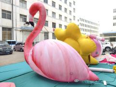 Custom Printed Inflatable Lifelike Flamingo Mascot | Inflatable Factory for Opening Ceremony, Wedding & Brand Promotion Event