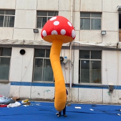 Cartoon Inflatable Mushroom Decoration Custom Size OEM Waterproof PVC for Outdoor Festival Event Display