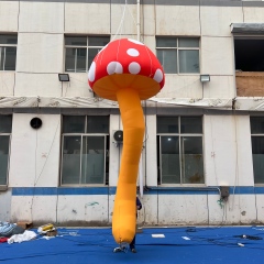 Cartoon Inflatable Mushroom Decoration Custom Size OEM Waterproof PVC for Outdoor Festival Event Display