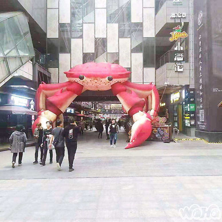 Realistic Ocean Crab Inflatable Sculpture for Festival Display Decoration | OEM Inflatable Factory