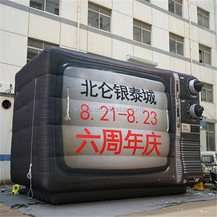 Custom Inflatable Television Sculpture Meichen Brand Promotion Event Display Inflatable Factory Direct Supply
