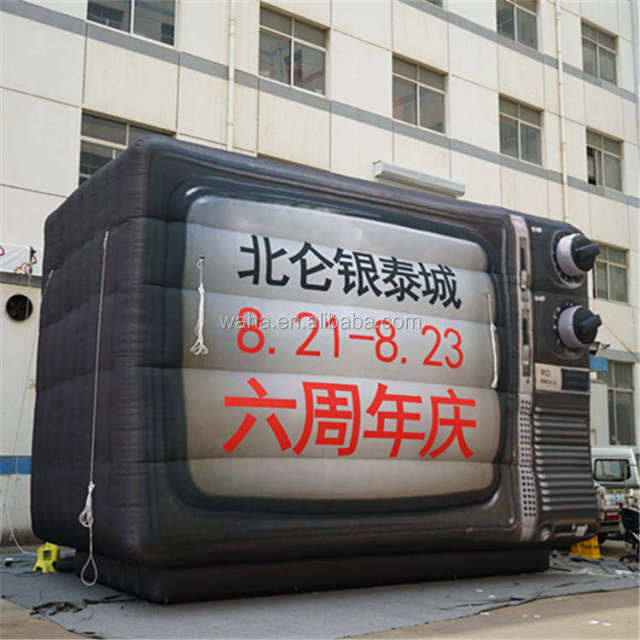 Custom Inflatable Television Sculpture Meichen Brand Promotion Event Display Inflatable Factory Direct Supply
