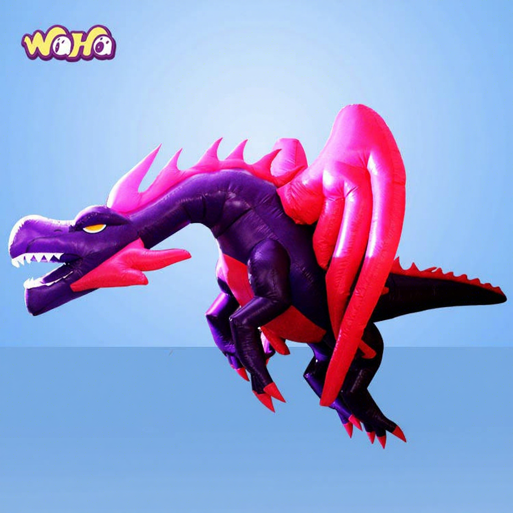 Hanging Inflatable Red Fantasy Dragon Decoration Meichen Ceiling Event Display Inflatable Factory Direct Supply