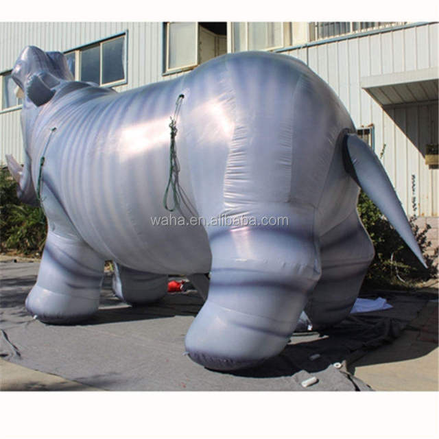 Outdoor Inflatable Hippo Prop Meichen Park Event Decoration Inflatable Factory Direct Supply