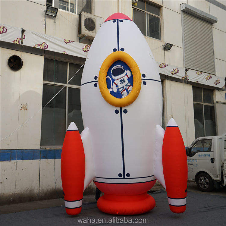 Inflatable Space Rocket Prop Meichen Exhibition Event Advertising Inflatable Factory Direct Supply