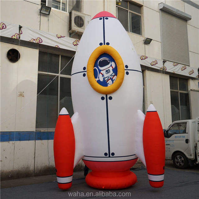 Inflatable Space Rocket Prop Meichen Exhibition Event Advertising Inflatable Factory Direct Supply