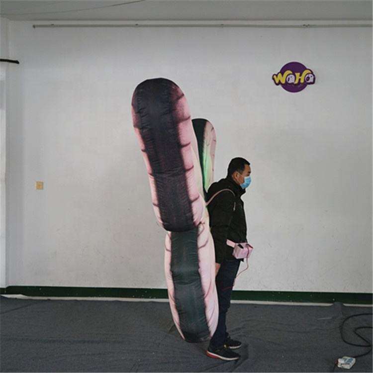 Glowing Inflatable Butterfly Costume Meichen Carnival Parade Entertainment Inflatable Factory Direct Supply