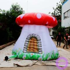 Outdoor Inflatable Fairy Tale Mushroom House Prop Meichen Theme Park Event Decoration Inflatable Factory Direct Supply