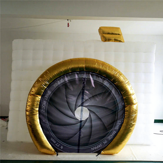 Custom White Inflatable Photo Booth Shelter Tent for Mall Event Display Decoration | Direct Inflatable Factory