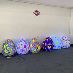 LED Inflatable Easter Egg Decoration Light up Meichen Festival Event Advertising Inflatable Factory Direct Supply