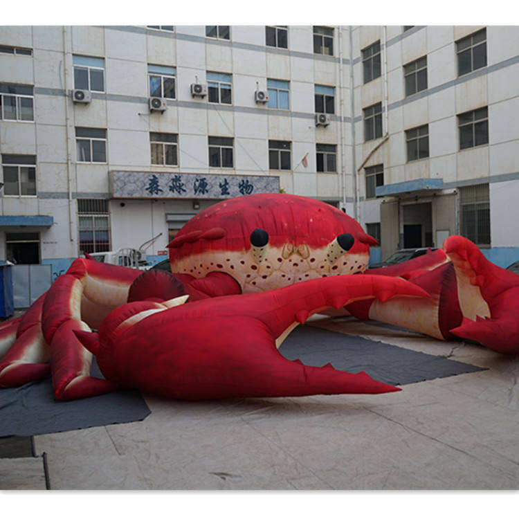 Realistic Ocean Crab Inflatable Sculpture for Festival Display Decoration | OEM Inflatable Factory