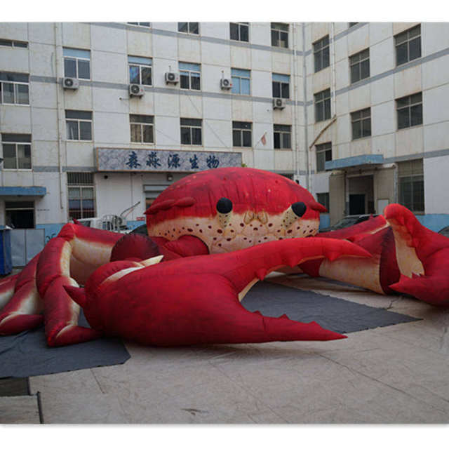 Realistic Ocean Crab Inflatable Sculpture for Festival Display Decoration | OEM Inflatable Factory