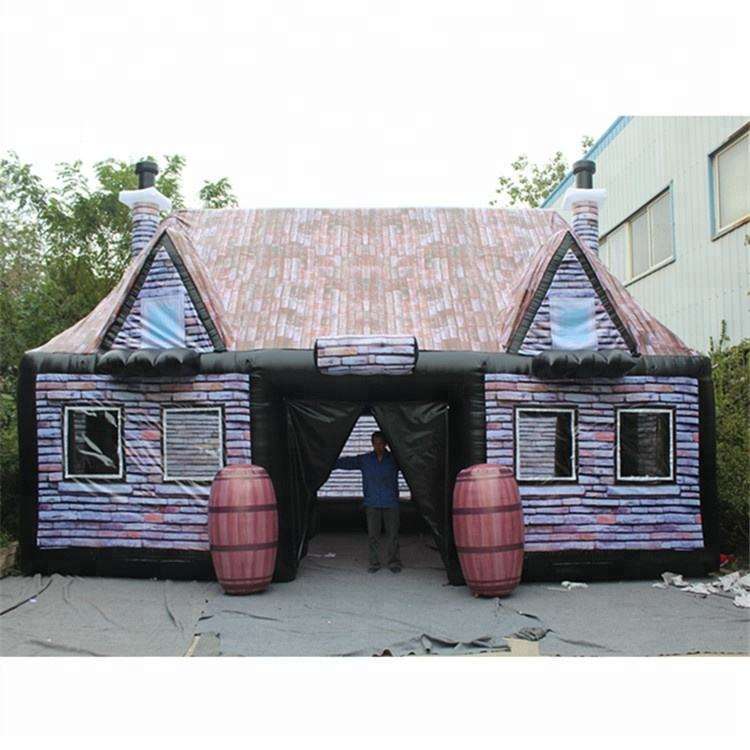 Giant Inflatable Log Cabin Model Meichen Exhibition Event Decoration Inflatable Factory Direct Supply