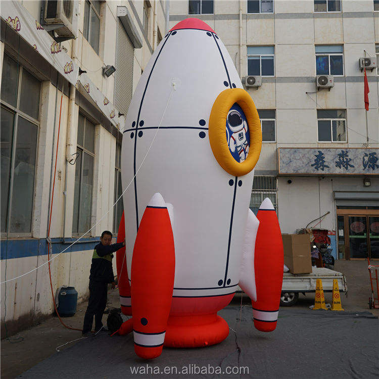 Inflatable Space Rocket Prop Meichen Exhibition Event Advertising Inflatable Factory Direct Supply