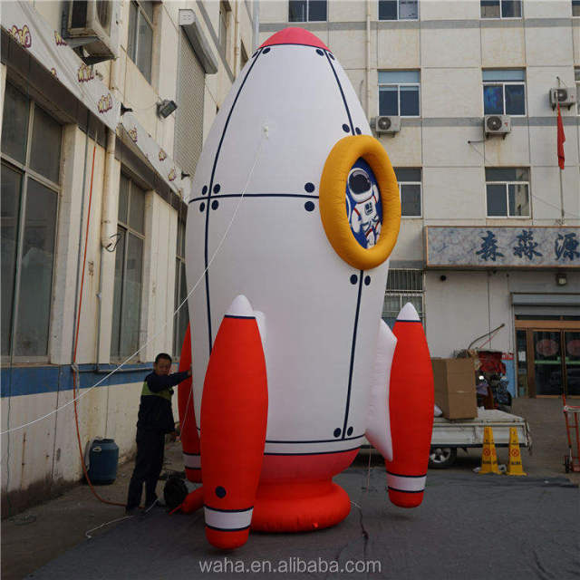 Inflatable Space Rocket Prop Meichen Exhibition Event Advertising Inflatable Factory Direct Supply