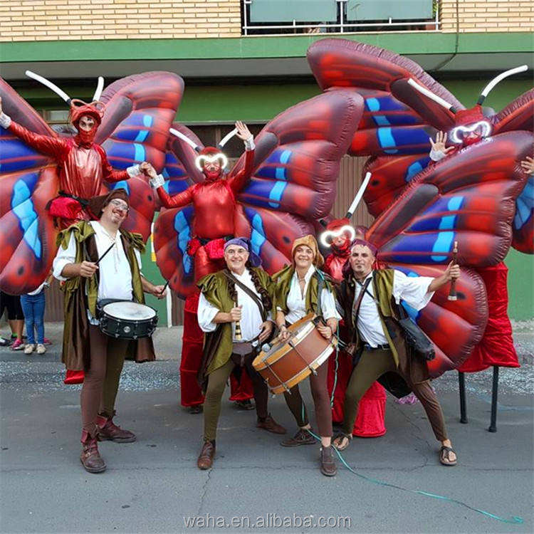 Inflatable Butterfly Fairy Costume Meichen Festival Parade Performance Inflatable Factory Direct Supply