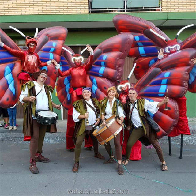 Inflatable Butterfly Fairy Costume Meichen Festival Parade Performance Inflatable Factory Direct Supply