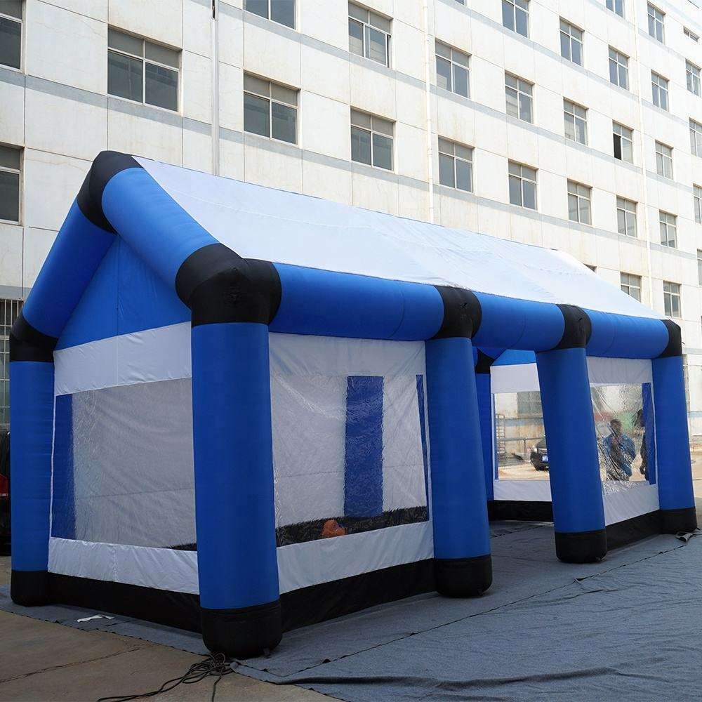 Giant Blue House Inflatable Dome Tent for Festival Display Decoration | OEM Inflatable Factory