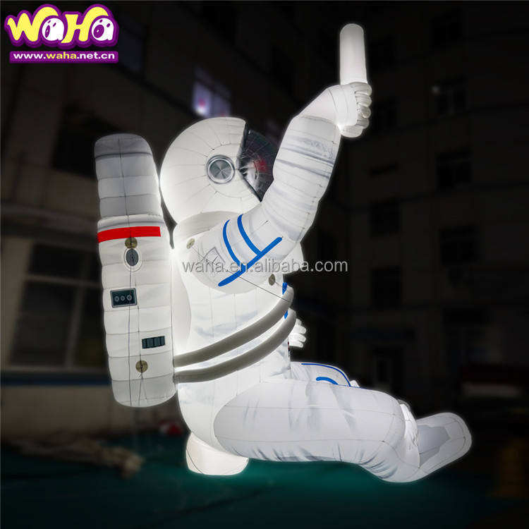 Custom Giant LED Astronaut Inflatable Decoration for Mall Event Display Decoration  Professional Inflatable Factory Manufacturer