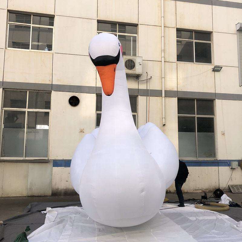 Custom Inflatable Swan Sculpture Meichen Commercial Promotion Event Display Inflatable Factory Direct Supply