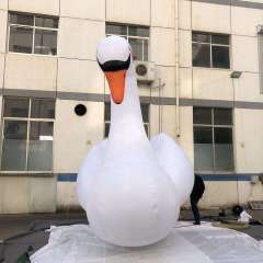 Custom Inflatable Swan Sculpture Meichen Commercial Promotion Event Display Inflatable Factory Direct Supply