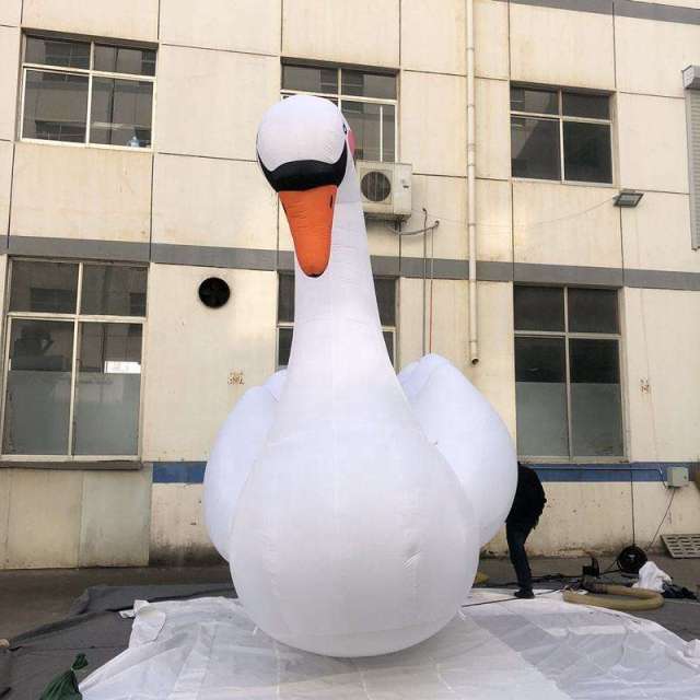 Custom Inflatable Swan Sculpture Meichen Commercial Promotion Event Display Inflatable Factory Direct Supply