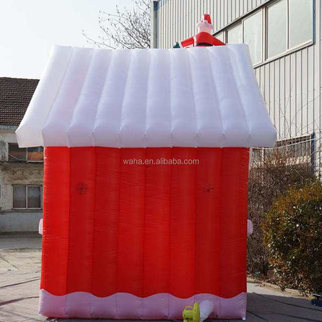 Outdoor Inflatable Christmas House Prop Meichen Christmas Party Event Decoration Inflatable Factory Direct Supply