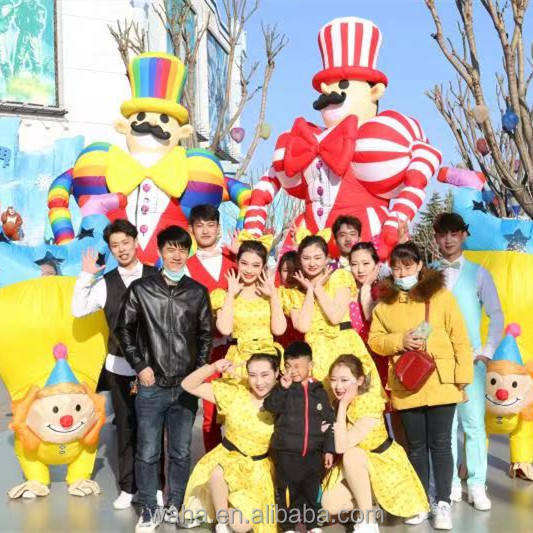 Inflatable Clown Parade Costume Meichen Event Promotion Advertising Inflatable Factory Direct Supply