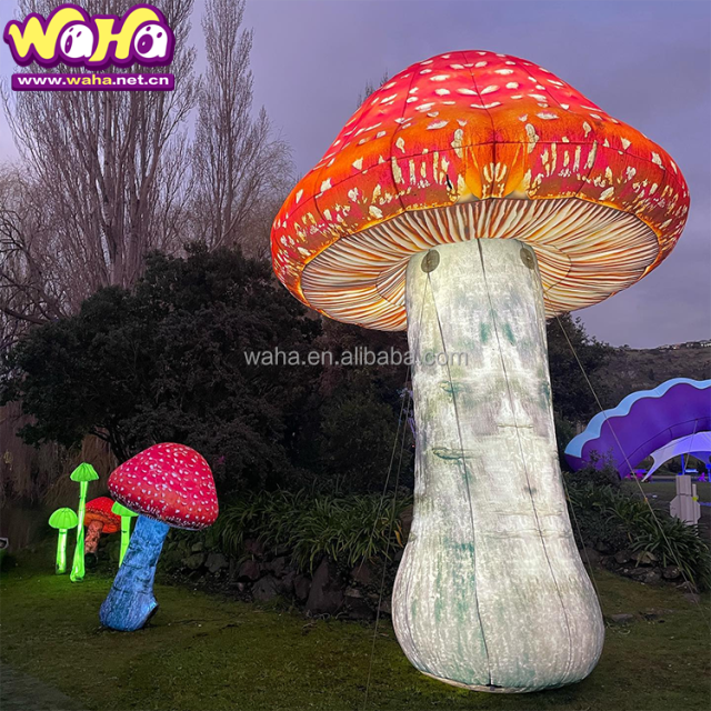 Outdoor Inflatable Fairy Tale Mushroom House Prop Meichen Theme Park Event Decoration Inflatable Factory Direct Supply